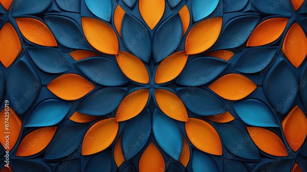 Abstract geometric pattern for fabric design Abstract geometric pattern for fabric design