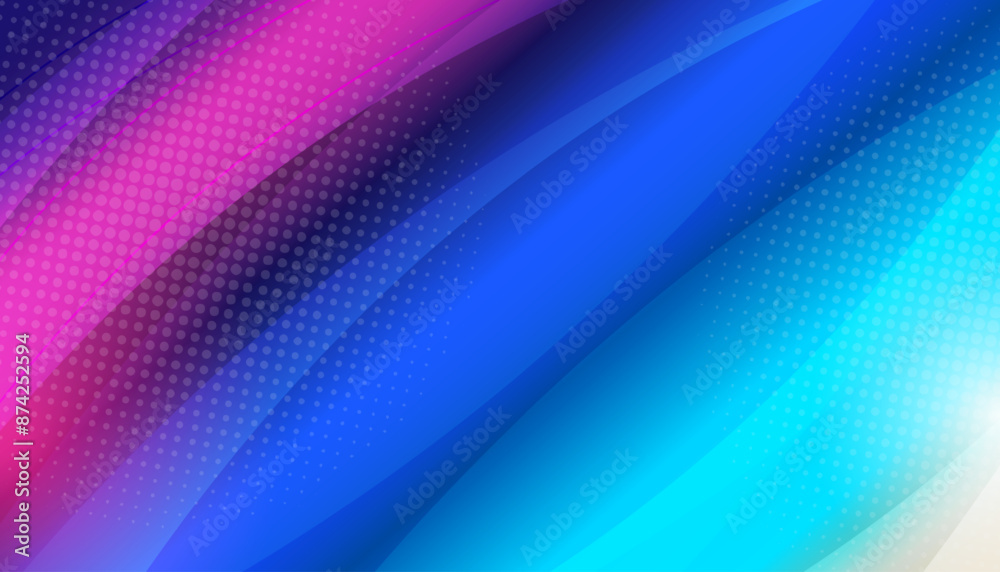 Obraz premium Wavy shapes background gradient style
