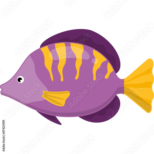 Fish Flat Illustration
