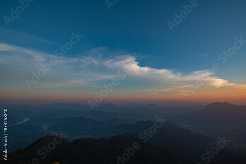 Evening light before the sun sets. © noppakit rattanathon