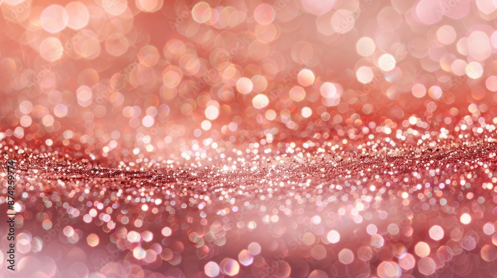 Shiny glitter background in rose gold Shiny glitter background in rose gold