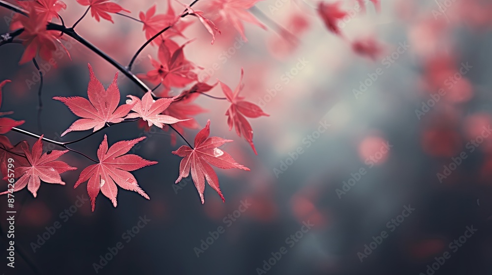 Red maple leaves Red maple leaves