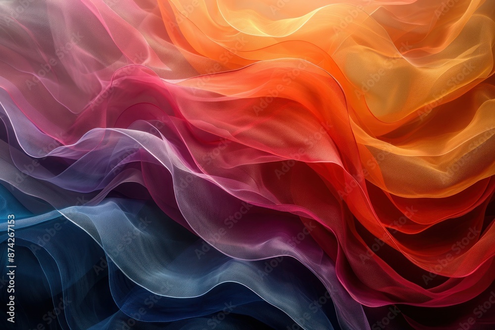 Fototapeta premium Variety of Abstract Shapes and Forms in Diverse Colors