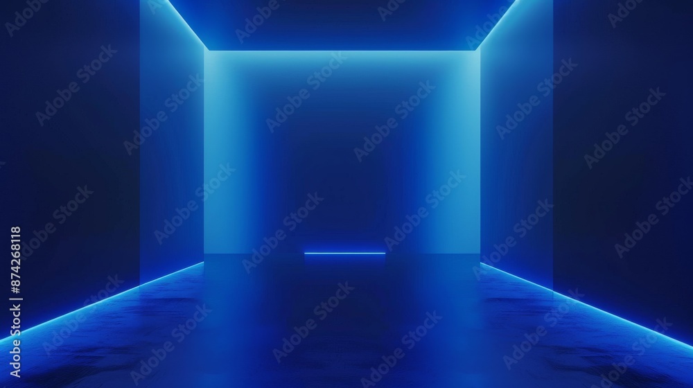Design a glowing blue to dark blue gradient limbo background that is clean and advanced Design a glowing blue to dark blue gradient limbo background that is clean and advanced