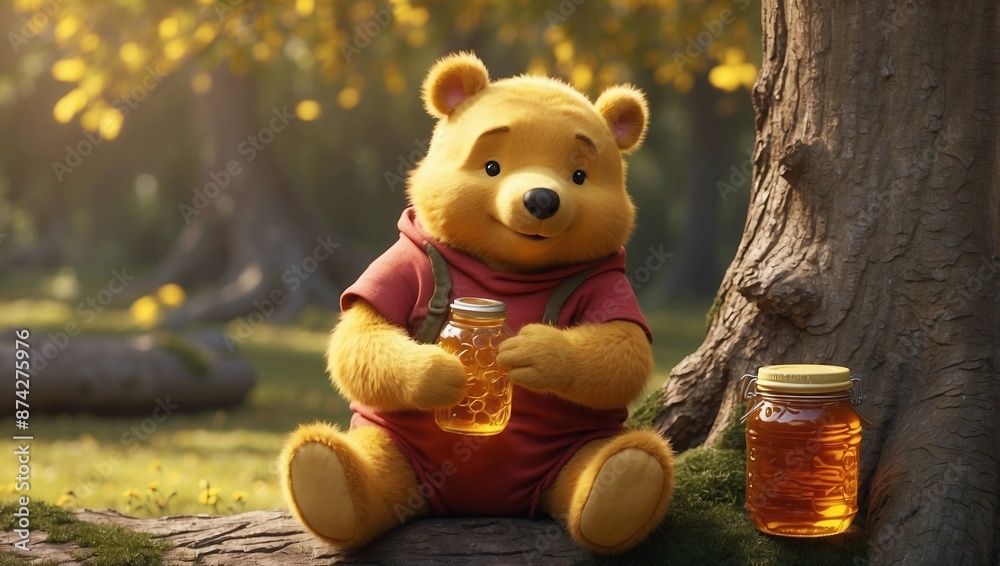teddy bear on the bench pooh bear teddy bear on the bench pooh bear