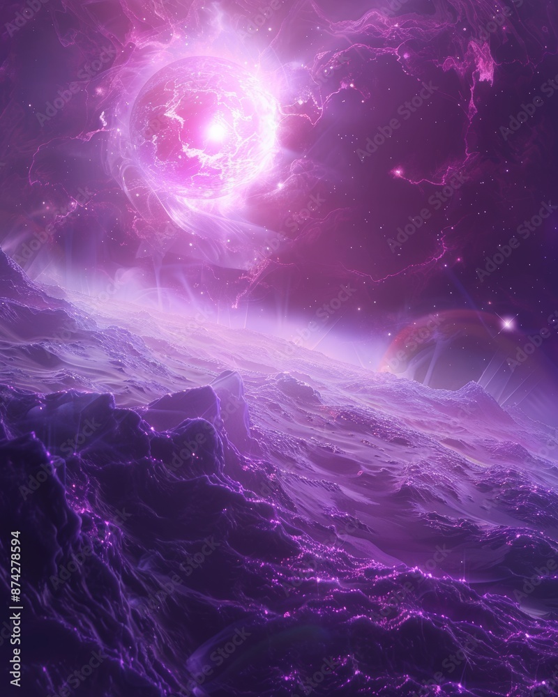 illustration depicting ultraviolet (UV) radiation illustration depicting ultraviolet (UV) radiation