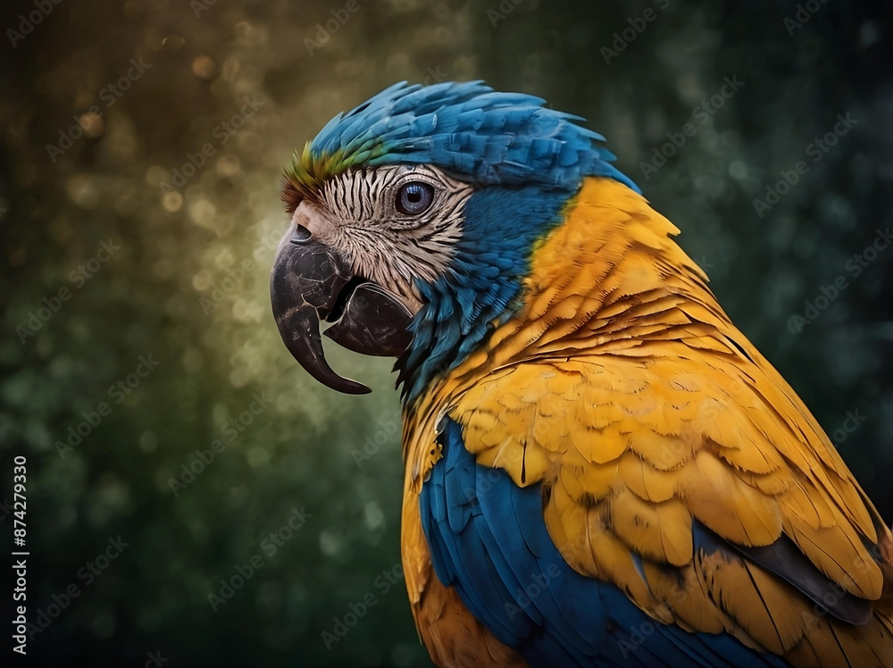 Obraz premium blue and yellow macaw