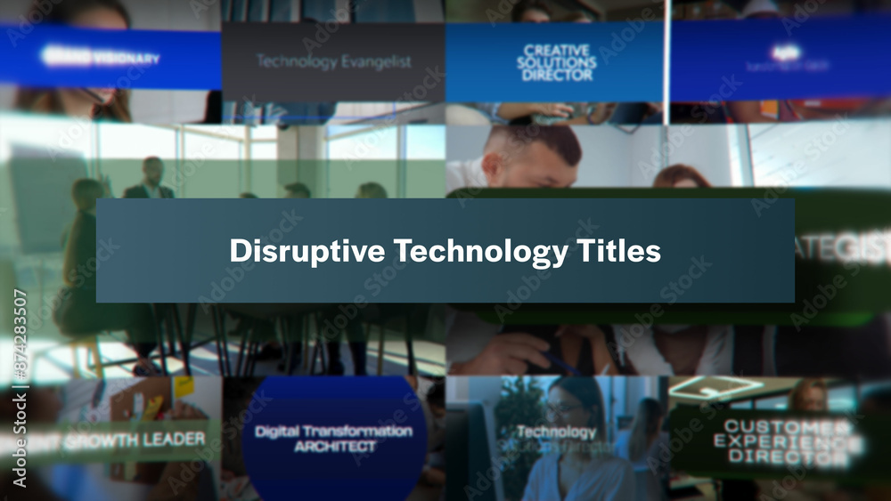 Disruptive Technology Titles | 10 Motion Titles with Control Panels ...