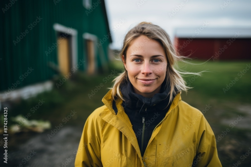 Portrait of a female sustainable agriculture worker Portrait of a female sustainable agriculture worker