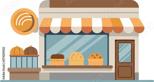 A bakery shop with a sign that says "Wi-Fi" on it