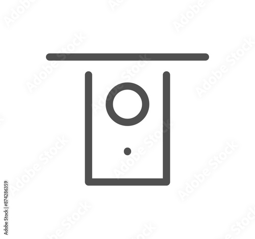 Money and finance icon outline and linear vector.	
