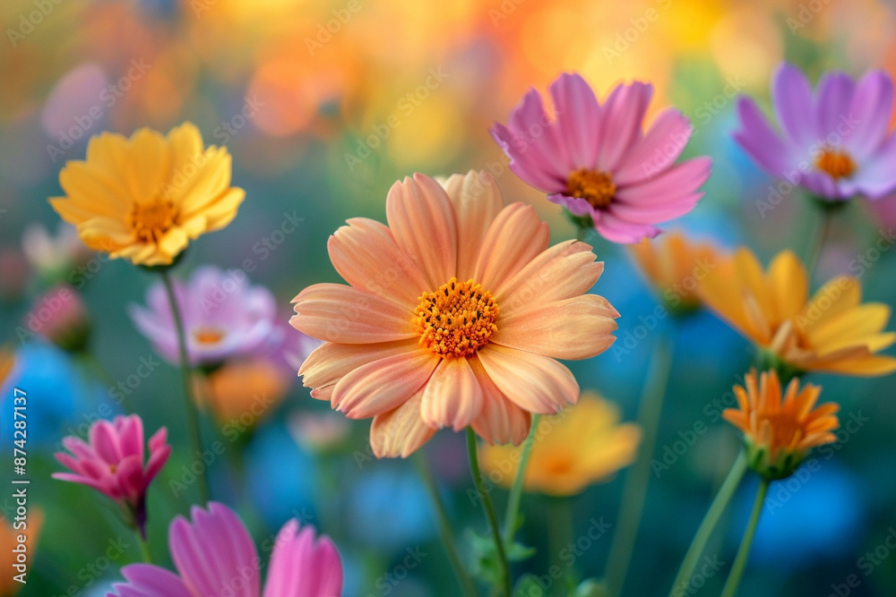 Obraz premium The Vibrance of Summer Blooms