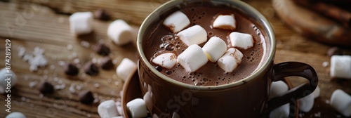 Cozy Hot Chocolate with Marshmallows