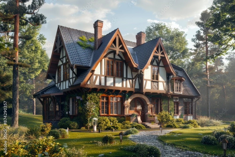 Exterior of a Craftsman house