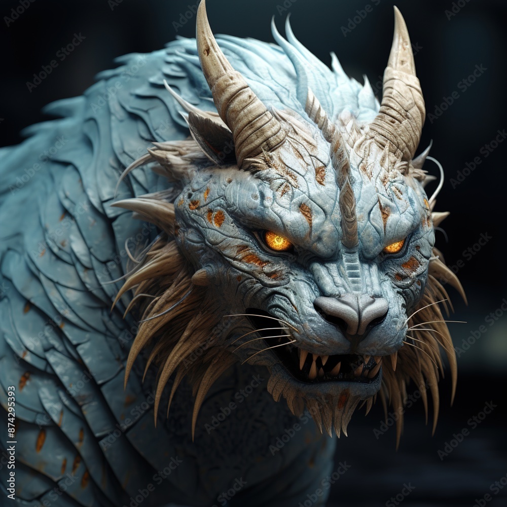 head of a dragon head of a dragon
