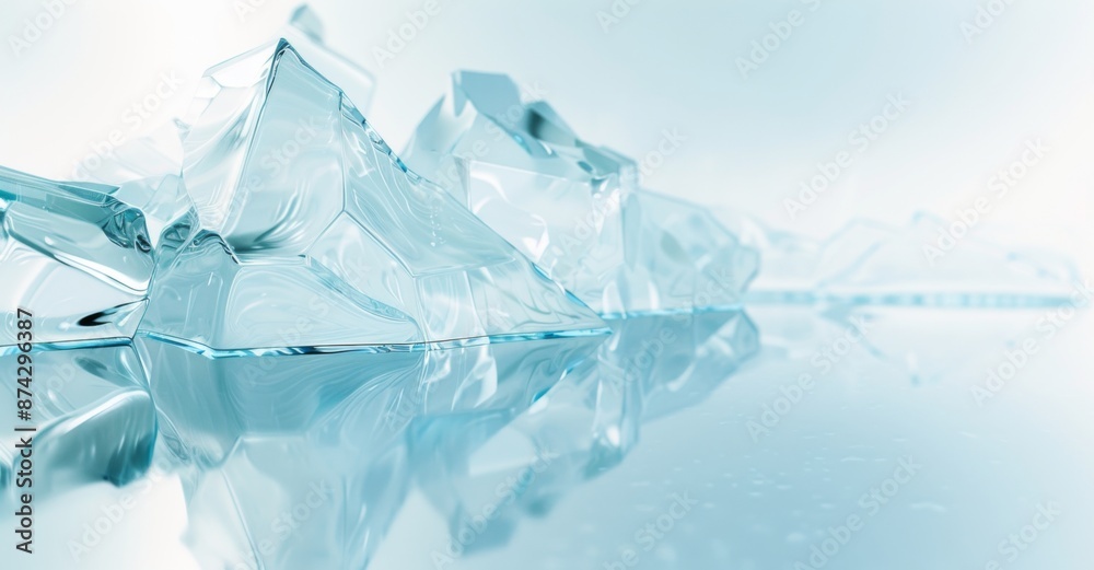 Obraz premium Artistic Glass Texture in Close-up, Intricate Veins and Color Variations Showcase Elegance, Graphic resource, fine art, wallpaper, banner design, advertising, illustration, background, 