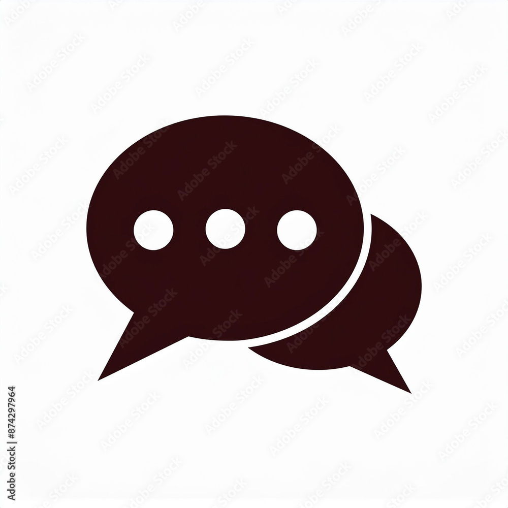 Modern Vector Icon of a Chat Bubble for Social Media: Simple and Flat Design for Digital Communication, Messaging, and Online Interaction Modern Vector Icon of a Chat Bubble for Social Media: Simple and Flat Design for Digital Communication, Messaging, and Online Interaction