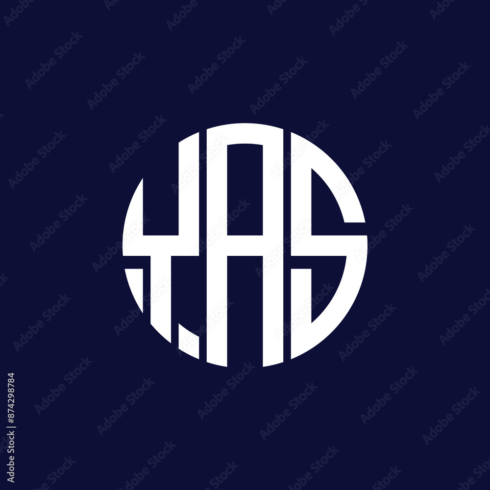 Obraz premium yas circle logo design