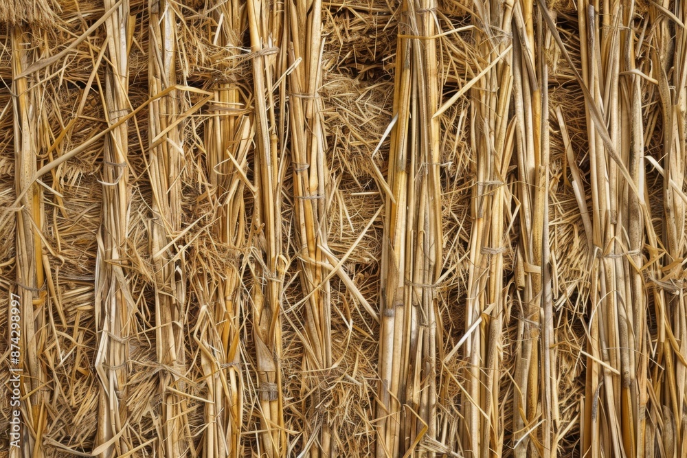 Straw wall texture