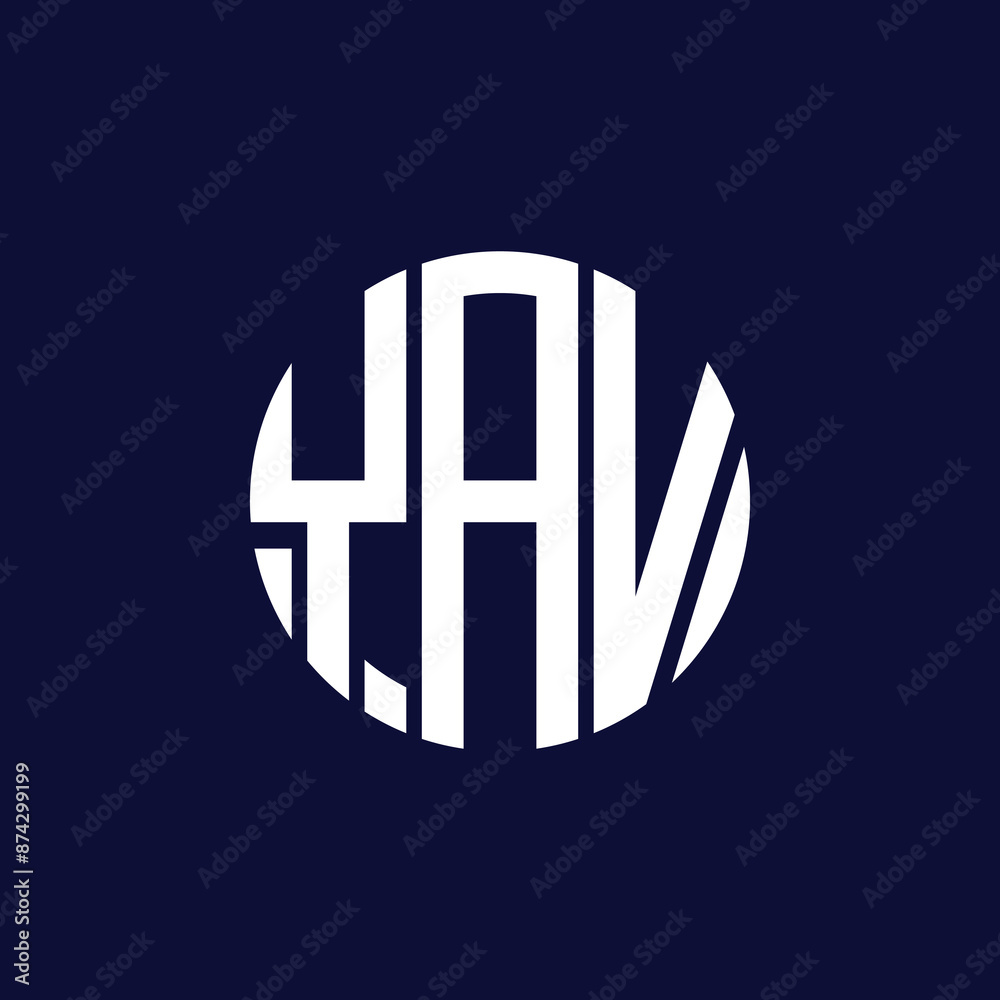 Obraz premium yav circle logo design