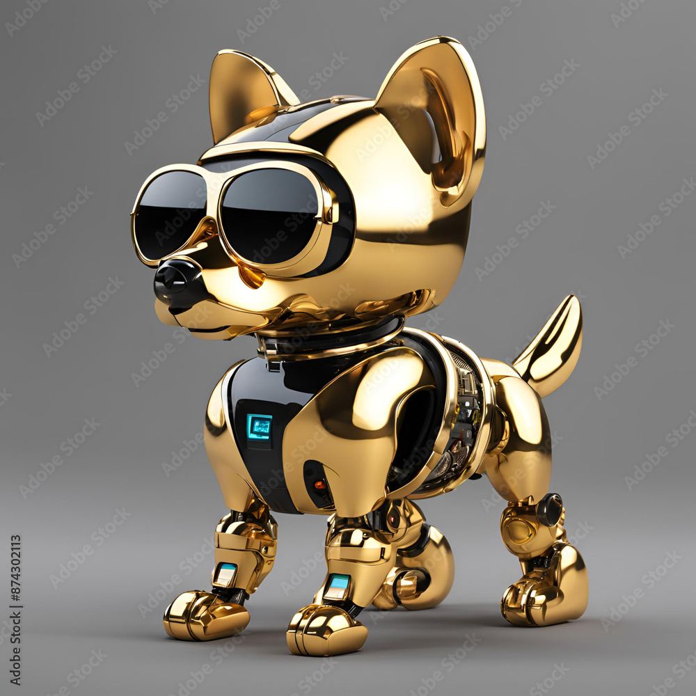 robot with glasses robot with glasses