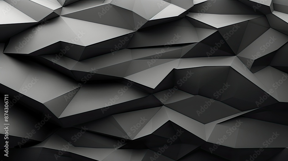 Abstract Black Geometric Shapes Abstract Black Geometric Shapes