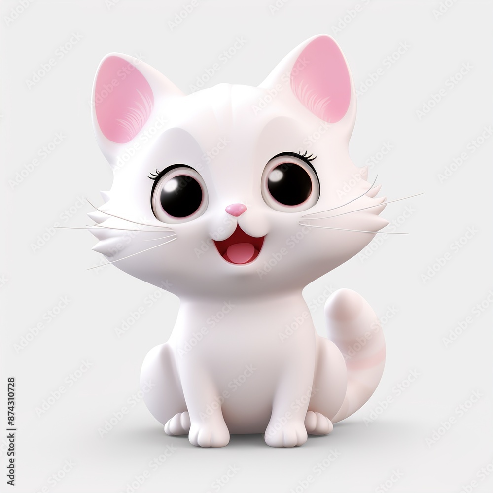 white cat with a bow white cat with a bow