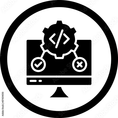 Testing Glyph Black Icon