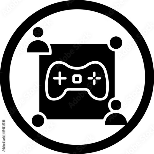 Moba Glyph Black Icon