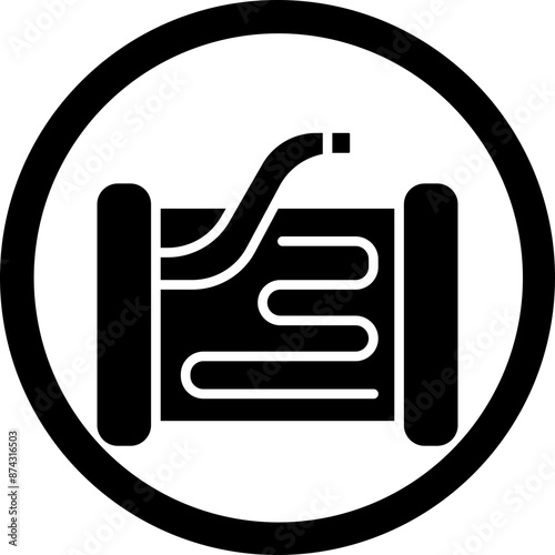 Evaporator Glyph Black Icon