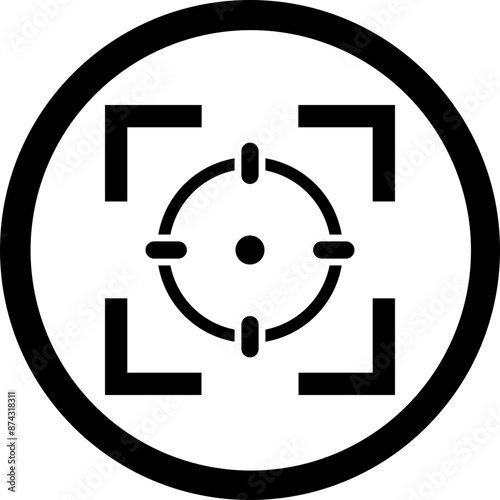 Focus Glyph Black Icon