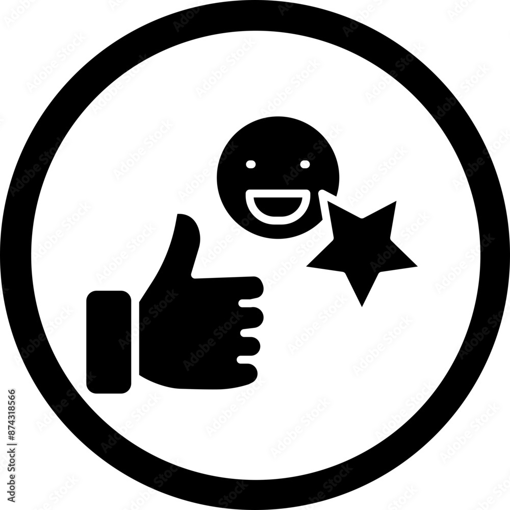 Product Review Glyph Black Icon Product Review Glyph Black Icon