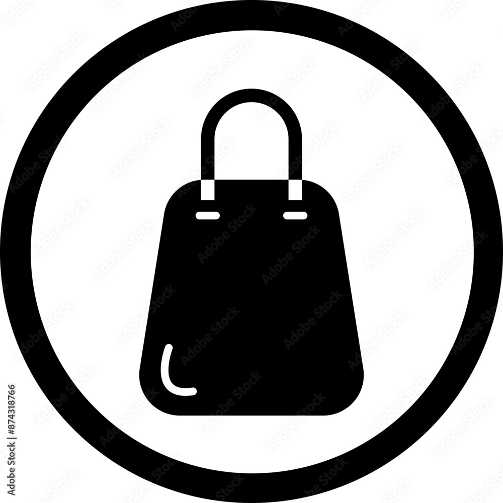 Shopping Bag Glyph Black Icon Shopping Bag Glyph Black Icon