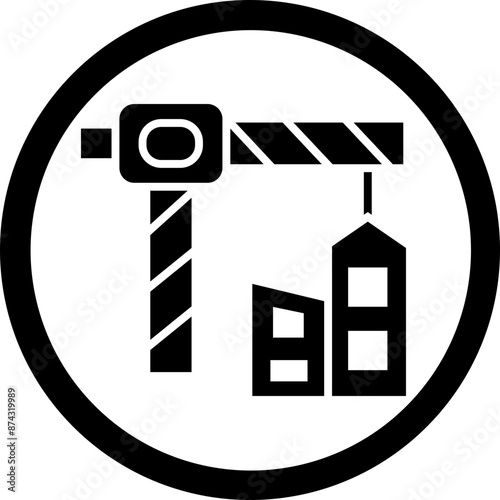 Construction Glyph Black Icon