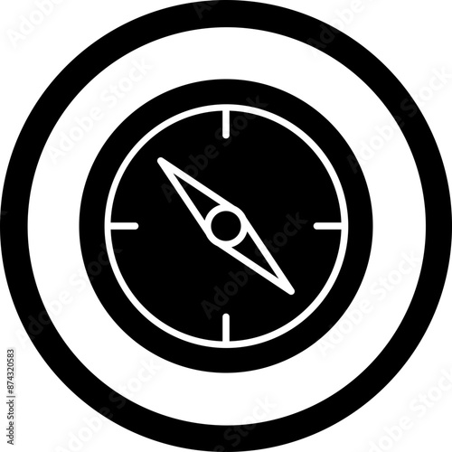 Compass Glyph Black Icon Free Download Compass Glyph Black Icon - GFXLoad
