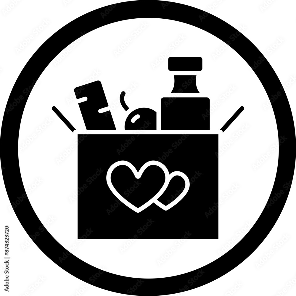 Food Glyph Black Icon