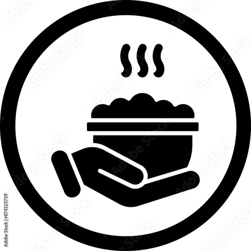 Food Glyph Black Icon