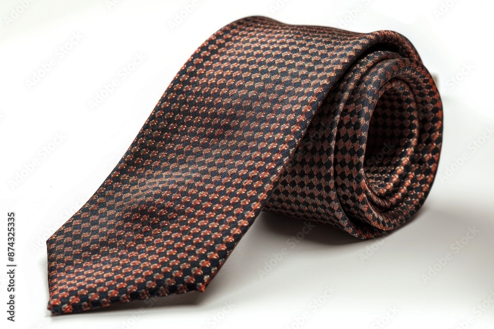 Tie for Banker, minimal, isolated on white background Tie for Banker, minimal, isolated on white background