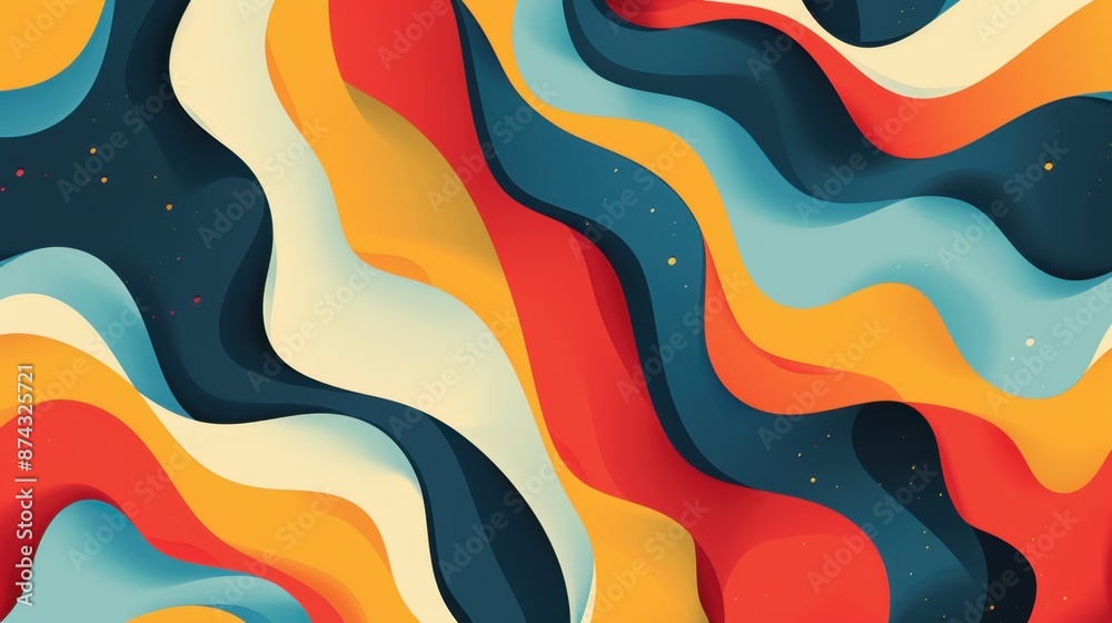 Seamless animation of abstract shapes moving fluidly on a background, creating a dynamic and engaging visual. Seamless animation of abstract shapes moving fluidly on a background, creating a dynamic and engaging visual.