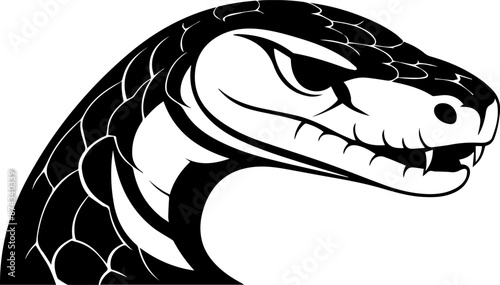 illustration of a snake head