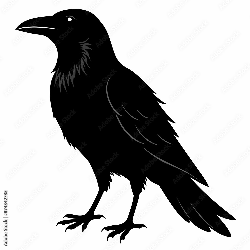 crow vector illustration, crow isolated on white, crow silhouette, crow vector art
crow vector illustration, crow isolated on white, crow silhouette, crow vector art