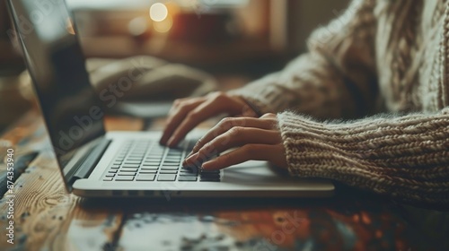 Man With Dreadlocks Working on Laptop in Coffee Shop