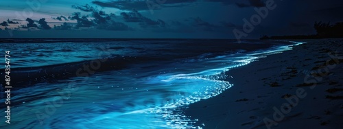 Bioluminescent Beach, Nature’s Glowing Spectacle