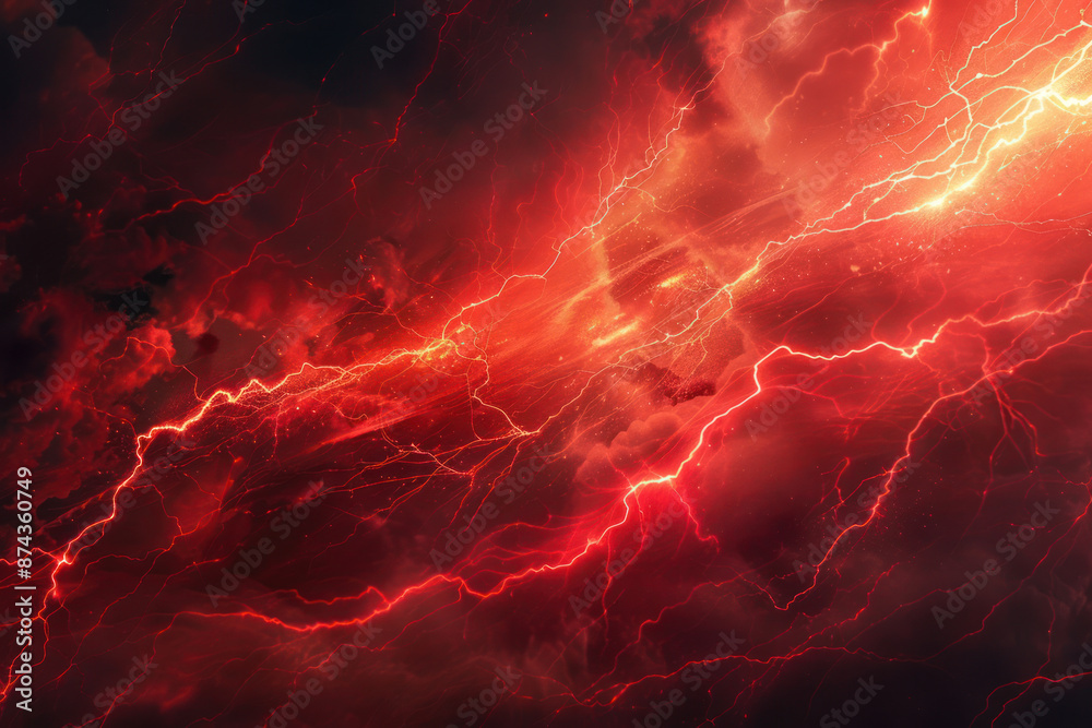 abstract red lightning cloud background banner abstract red lightning cloud background banner