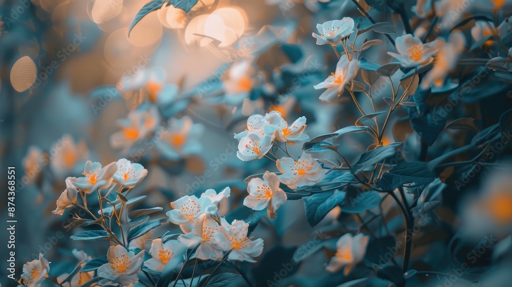 Nature's Beauty: Aesthetic Flower Background Wallpaper