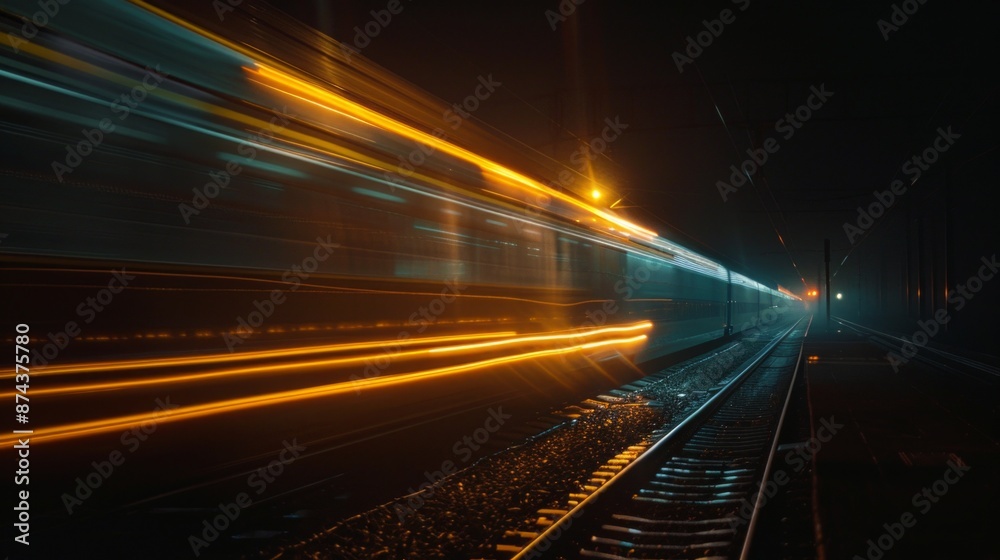 Train Speed Through the Night Train Speed Through the Night