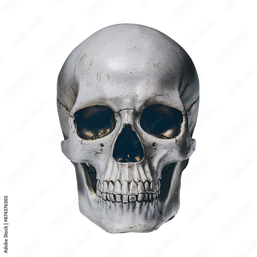 Fototapeta premium Skull isolated.