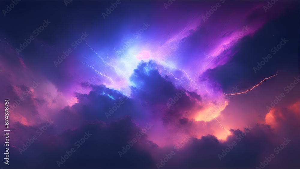 red and blue sky red and blue sky