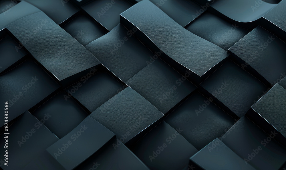 Futuristic Dark Geometric 3D Technology Background with Minimalistic Design and Simple Forms, Ideal for Modern Tech and Digital Concepts Futuristic Dark Geometric 3D Technology Background with Minimalistic Design and Simple Forms, Ideal for Modern Tech and Digital Concepts