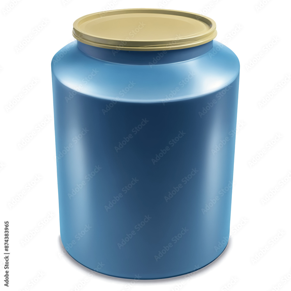 A cylindrical container filled with a smooth oily substance.. A cylindrical container filled with a smooth oily substance..